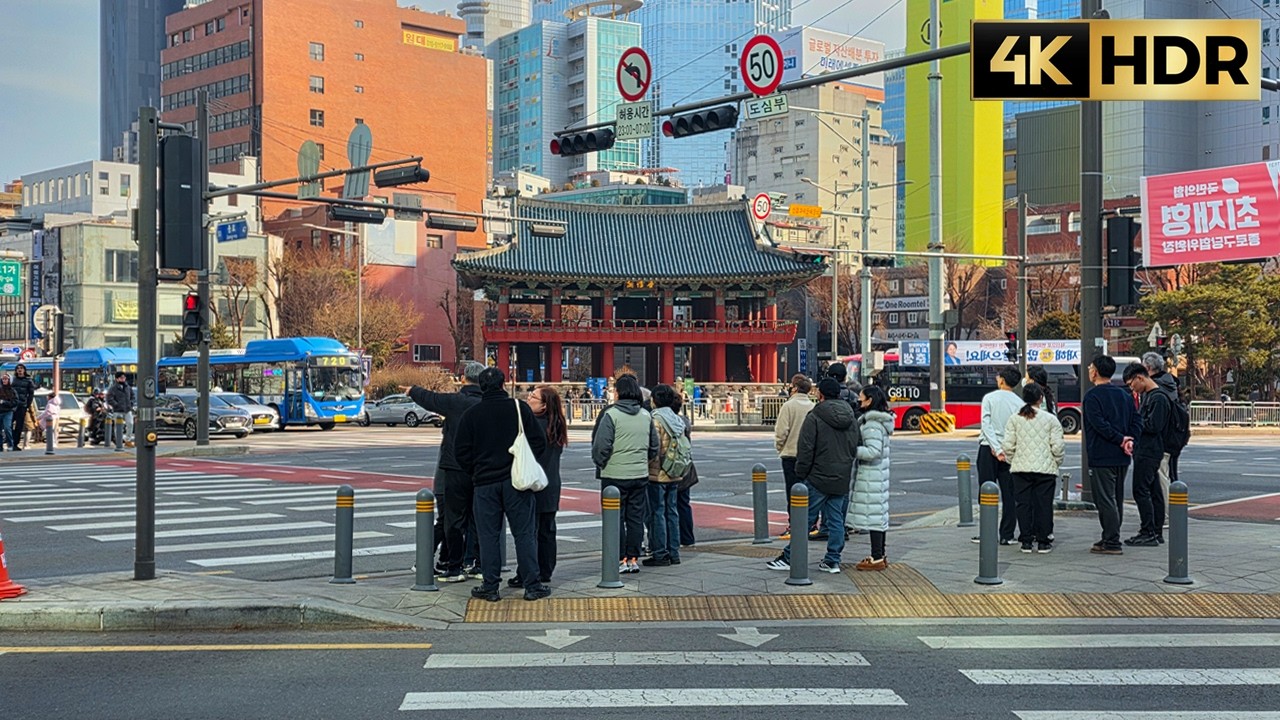 덕수궁에서 청계천, 을지로 산책 | Seoul Walk | Deoksugung, Cheonggyecheon, Jonggak, Euljiro 4K Korea Walking Tour
