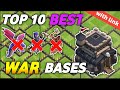 Top 10 Best Th9 War Bases 2023 | Best Bases for Town Hall 9 War with Link!
