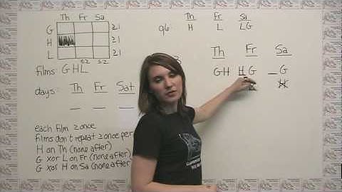 LSAT June 2007 - Logic Game 2 Part 5