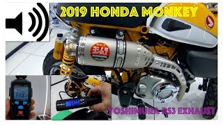 Honda Monkey Yoshimura RS3 Exhaust Installation Video & Sound!