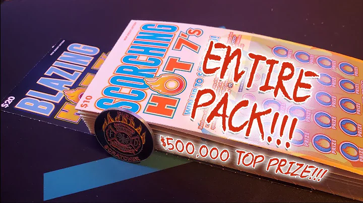 Full Book of the $10 Scorching Hot 7's Ticket From the NJ Lottery!!