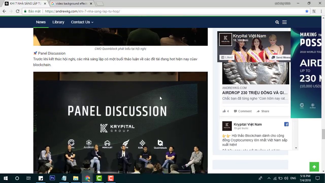 Eloncity World Tour @ Korea - KRYPITAL GROUP II KÊNH ĐẦU TƯ