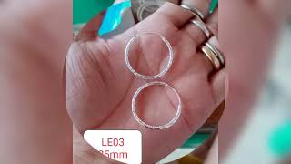 Original 925 Italy Silver Earrings