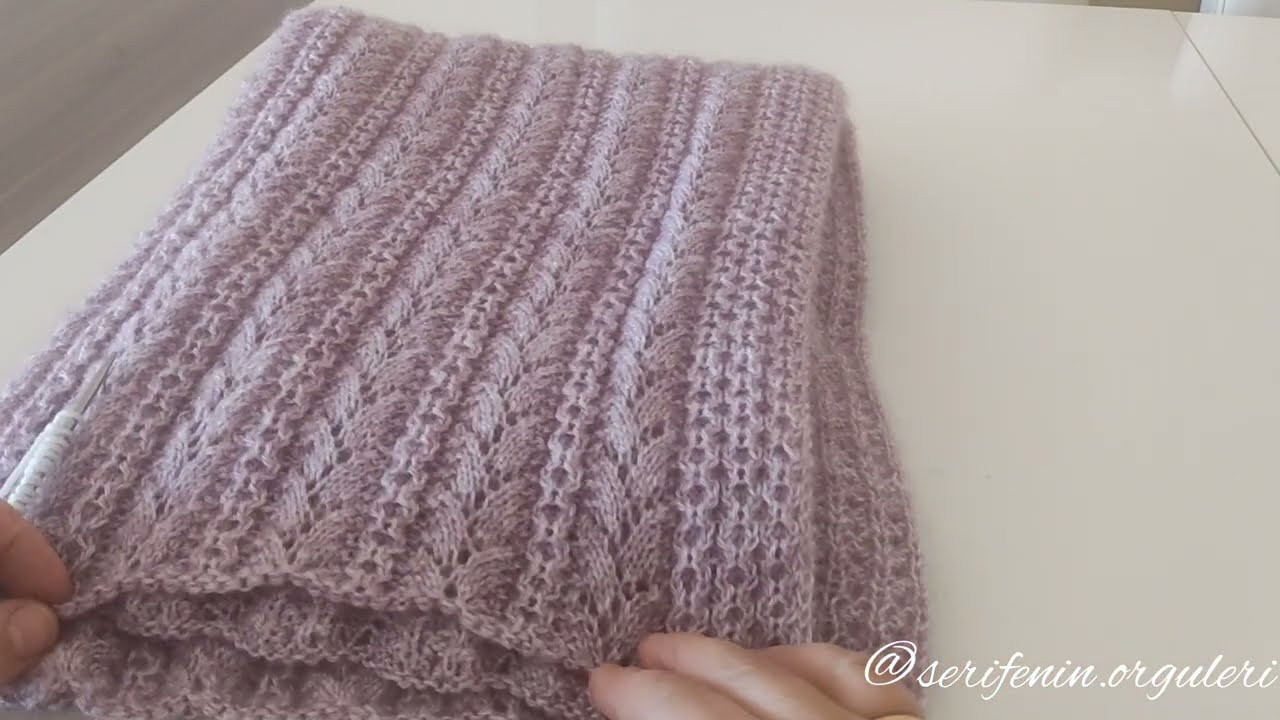 Sıralı Çıtır Petek Lastik Modeli#knittigpattern #knitting #örgümodelleri