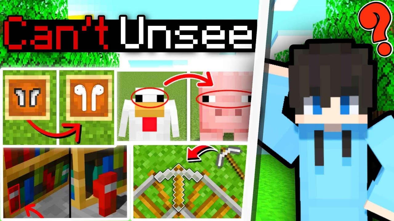 Minecraft এর অদ্ভুত জিনিস যা দেখলে আর Unsee করতে পারবে না! | Sahir Playz