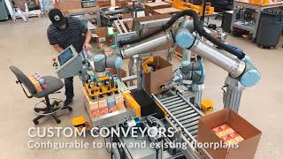Robotic Case Erector and Case Packer | Universal Robots | Cobots | ONExia Inc.