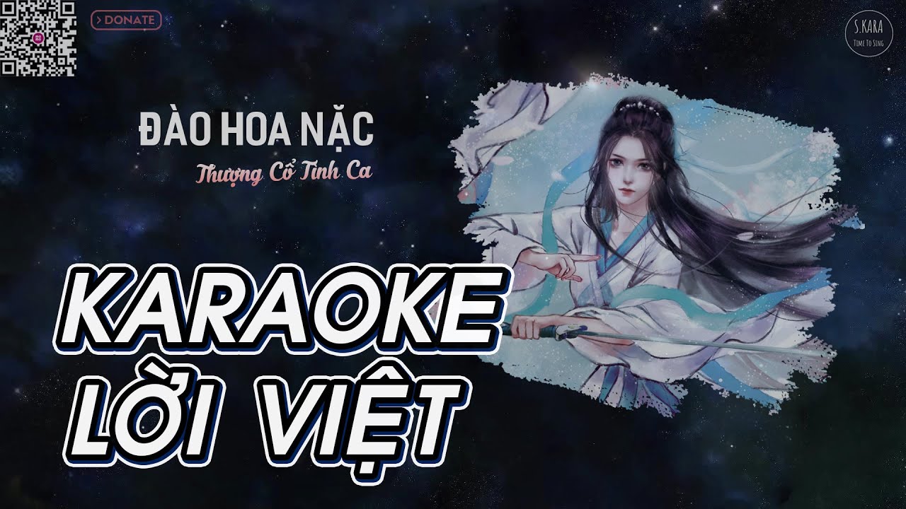 [KARAOKE] Đào Hoa Nặc【Lời Việt】- Đặng Tử Kỳ | Reii Cover | OST Thượng Cổ Tình Ca | S. Kara ♪