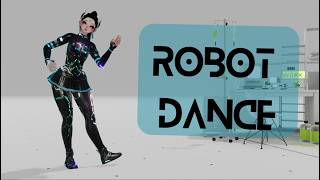 🤖 Robot Animation Freestyle Dance in VR 🤖 #VRChat | "Humanoid" | Full Body Tracking