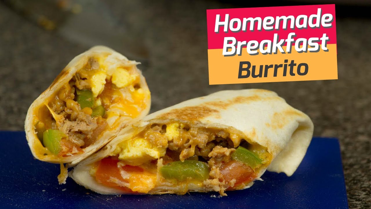 Super Easy Breakfast Burritos YouTube