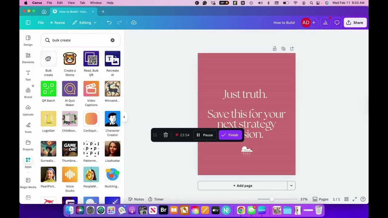 How To Bulk Create Content In Canva