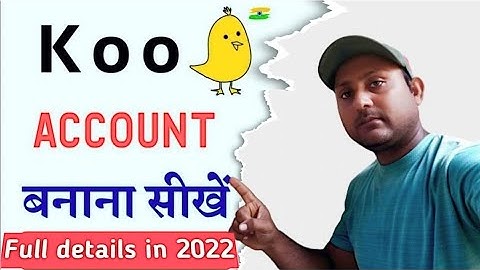 Koo Account Kaise Banaye || How To Create Koo Account ? || Koo app