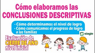 📑CÓMO ELABORAMOS CONCLUSIONES DESCRIPTIVAS🚀CÓMO DETERMINAR NIVELES DE LOGRO🚦EL INFORME DE PROGRESO👌 📑CÓMO ELABORAMOS CONCLUSIONES DESCRIPTIVAS🚀CÓMO DETERMINAR NIVELES DE LOGRO🚦EL INFORME DE PROGRESO👌