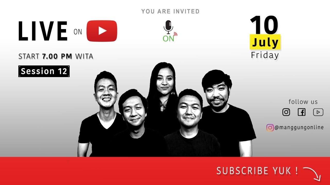 LIVE MUSIC PERFORMANCE at Manggung Online (session12) 10 JULI 2020