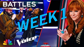 Pitch-Perfect Duets from Battles Week 1 | The Voice | NBC