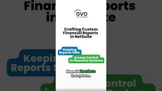 Crafting Custom Financial Reports in NetSuite: Keeping Reports Safe Access  | goVirtualOffice