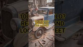 Wooden Toy Car Restoration Timelapse | Forgotten Antique Toy Restored to Perfection