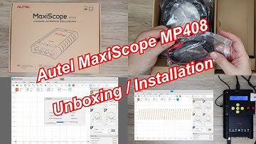 Autel MaxiScope MP408 4-Channel Oscilloscope - Unboxing / Installation