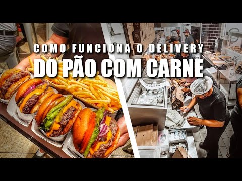 COMO FUNCIONA O DELIVERY DO PÃO COM CARNE | Hambúrguer Perfeito