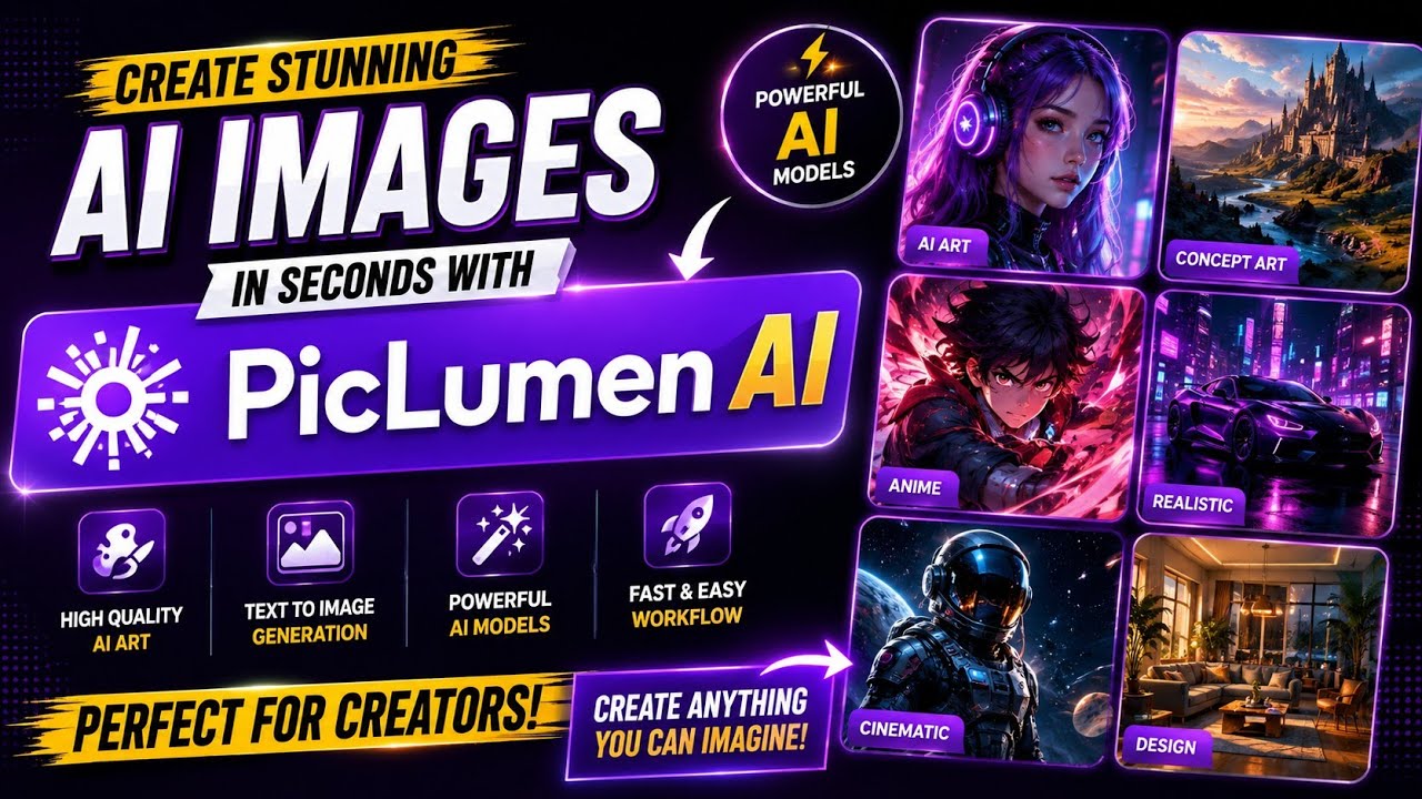 PicLumen AI _ The All-In-One AI Video _ Image Generator