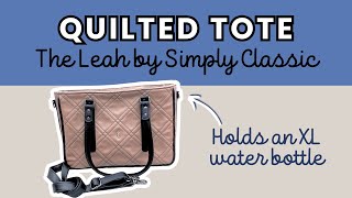 Another Way to Make the Leah Tote 🧵 Quilting, Piping & Drop-In Lining – Bag Making Tutorial