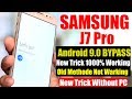 Samsung Galaxy J7 Pro Android 9.0 FRP Bypass Without PC | All SAMSUNG 9.0 FRP Unlock