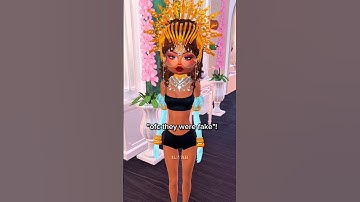 "They were fake"? #dresstoimpress #dti #shorts