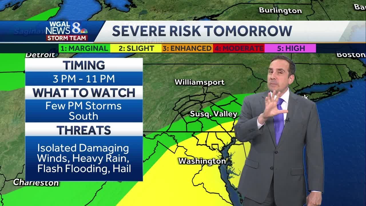 Few PM Storms Wednesday - YouTube