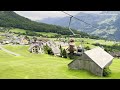 🇨🇭 Village Life in Switzerland – Swiss Village, Simmental cows