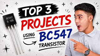 💡Top 3 Amazing project's using Bc547 transistor | Easy Electronics Project |#plus_Tech_Master #bc547