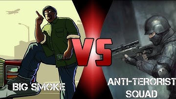 BIG SMOKE VS ANTI - TERRORIST SQUAD (CS-GO)/BIG SMOKE ADVENTURES PT 3/GMOD SHORT MOVIE
