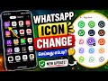 WhatsApp Icon Change செய்வது எப்படி? 🔥 New Look Setup Tamil 2026