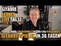 Gitarre Lernen Tag.13 - Gitarre spielen in 30 Lerntagen - Sologitarre - die 5 Dur Pentatoniken