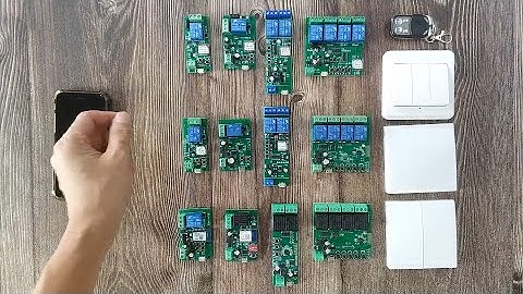 EACHEN WIFI+RF SMART RELAY MODULES WORKS WITH EWELINK AND TUYA APP
