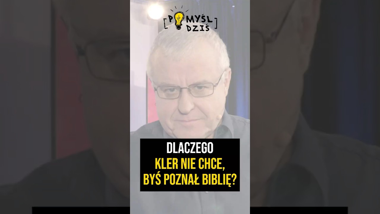 🟢 Dlaczego kler nie chce, byś poznał Biblię? #PomyślDziś #2143 episode artwork