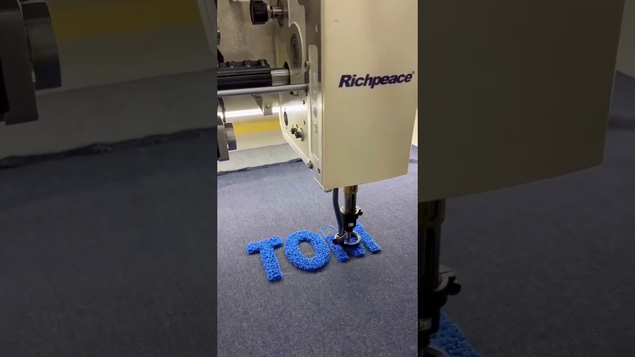 Embroidery Machine   Embroidery letters charactors    Logo Embroidery   Chenille Embroidery Machine