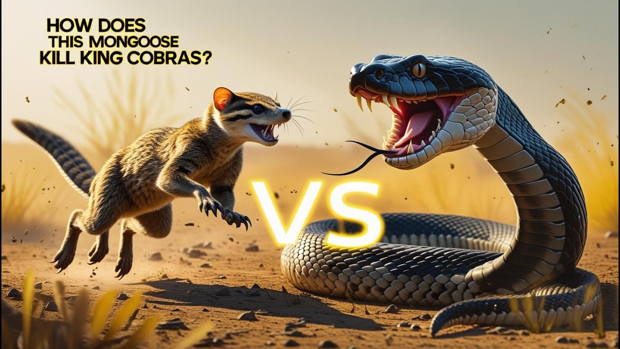 How This Little Mongoose Kills a GIANT King Cobra!