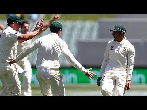 Usman Khawaja classic catch to dismiss Virat Kohli