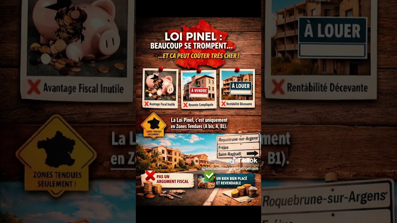 📉 Loi Pinel : beaucoup se trompent encore… et ça peut coûter très cher.