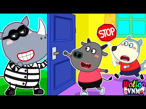Sói Con Wolfoo ở Nhà Một Mình - Không được Mở Cửa Cho Người Lạ | Phim Hoạt Hình Wolfoo Tiếng Việt