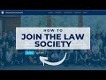 How to join the law society  training