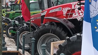 протест литовских фермеров