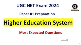 Higher education systems for UGC NTA NET 2024 exam paper 01 Preparation. Top mcqs from UNIT 10 screenshot 2