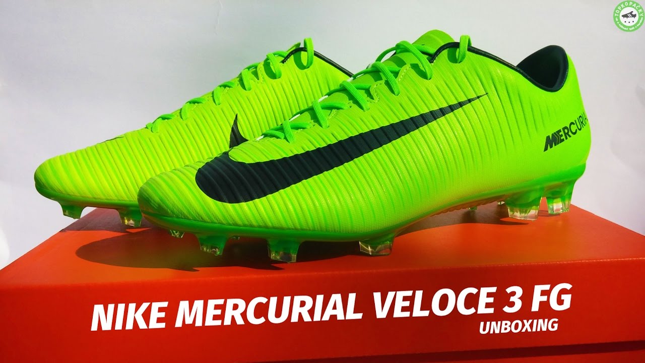 Nike Mercurial Veloce 3 FG unboxing - YouTube