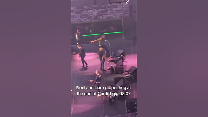 Liam and Noel hug after @Oasis reunion gig in #Cardiff #oasisfans #liamgallagher #oasis #noel