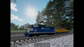 2 Sd50s. NREX 5473, Up 9851