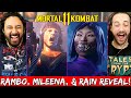 MORTAL KOMBAT 11 ULTIMATE - Kombat Pack 2 | RAMBO, MILEENA, & RAIN Reveal Trailer - REACTION!