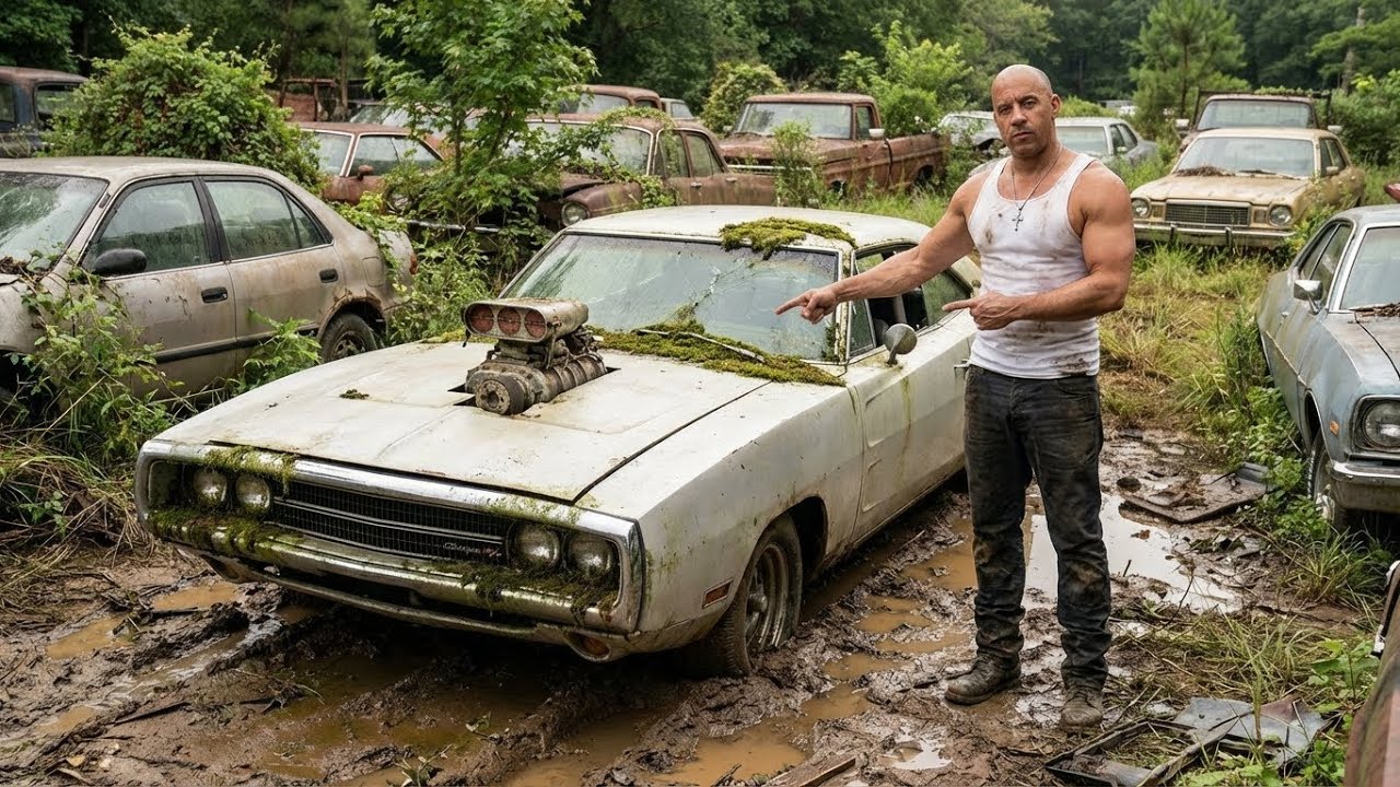 Abandoned Dodge Charger RT 1970 Fast and Furious Full Restoration | Satisfying 4K POV ASMR