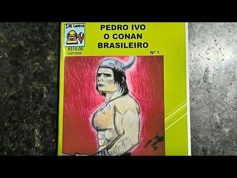 CHEGOU a primeira edição dos quadrinhos do Conan brasileiro, já disponíveis para venda!!