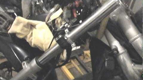 SV650 GSXR Fork Swap - Quick and Dirty
