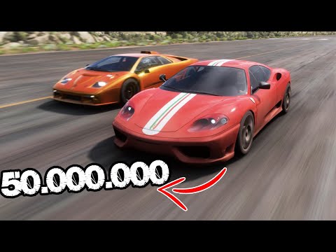 50.000.000 EN PAHALI ARABAYLA KAPIŞTIK part 2 - Forza Horizon 5